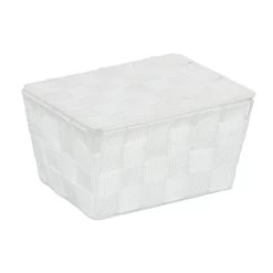 1 X Aufbewahrungskorb In Weiß - (B)19,5x (H)10,5 X (T)14,5 Cm