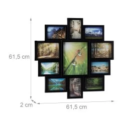 1 X Bilderrahmen Collage In Schwarz 7 1 X Bilderrahmen Collage In Schwarz -Relaxdays relaxdays 1 x bilderrahmen collage in schwarz 2