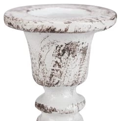 1 X Kerzenständer In Weiß -Relaxdays relaxdays 1 x kerzenstander in weiss 6