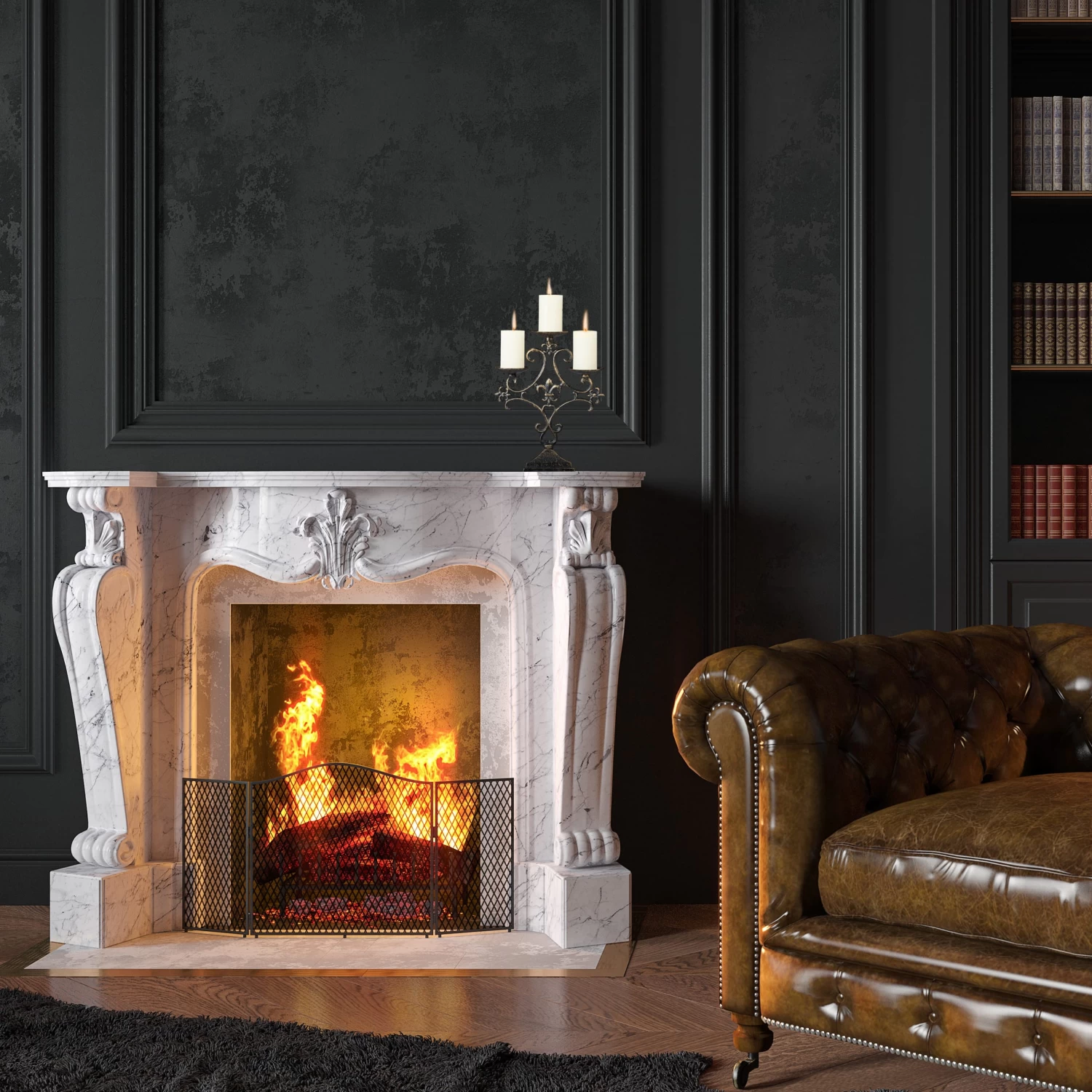 1 X Kerzenständer In Weiß - (B)23x (H)28,5 X (T)7,5 Cm 5 1 X Kerzenständer In Weiß - (B)23x (H)28,5 X (T)7,5 Cm – Bild 5