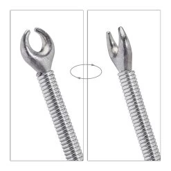 1 X Rohrreinigungsspirale In Silber - (L)10 M -Relaxdays relaxdays 1 x rohrreinigungsspirale in silber l 10 m 5