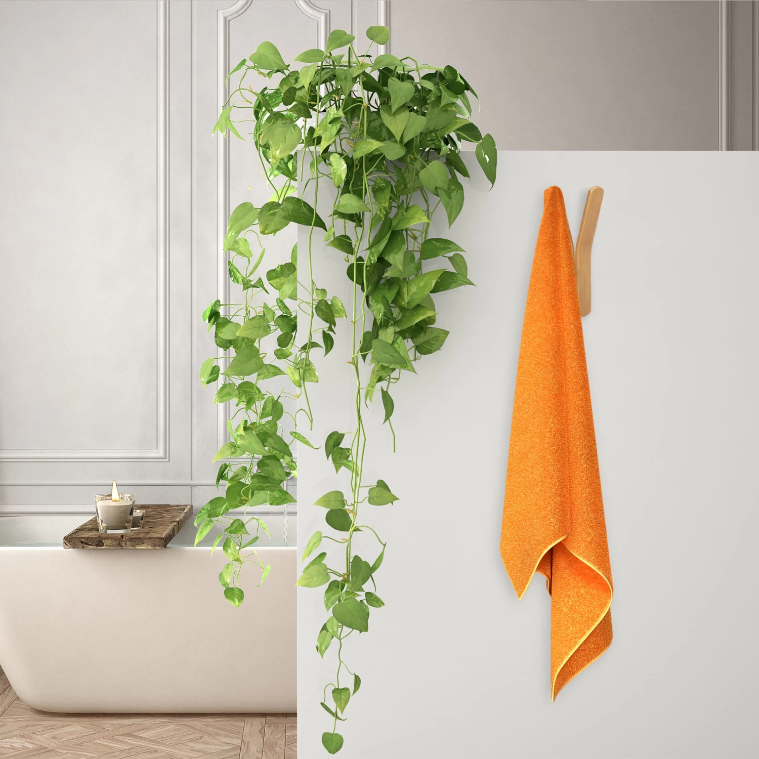 1 X Wandhaken "doppelt" In Natur 2 1 X Wandhaken "doppelt" In Natur – Bild 2