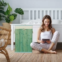 1 X Wäschekorb In Braun - (B)43,5 X (H)65,5 X (T)33,5 Cm 12 1 X Wäschekorb In Braun - (B)43,5 X (H)65,5 X (T)33,5 Cm -Relaxdays relaxdays 1 x waschekorb in braun b 43 5 x h 65 5 x t 33 5 cm 4