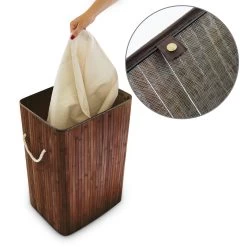 1 X Wäschekorb In Braun - (B)43,5 X (H)65,5 X (T)33,5 Cm 14 1 X Wäschekorb In Braun - (B)43,5 X (H)65,5 X (T)33,5 Cm -Relaxdays relaxdays 1 x waschekorb in braun b 43 5 x h 65 5 x t 33 5 cm 6