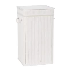 1 X Wäschekorb In Weiß - (B)36 X (H)63 X (T)36 Cm