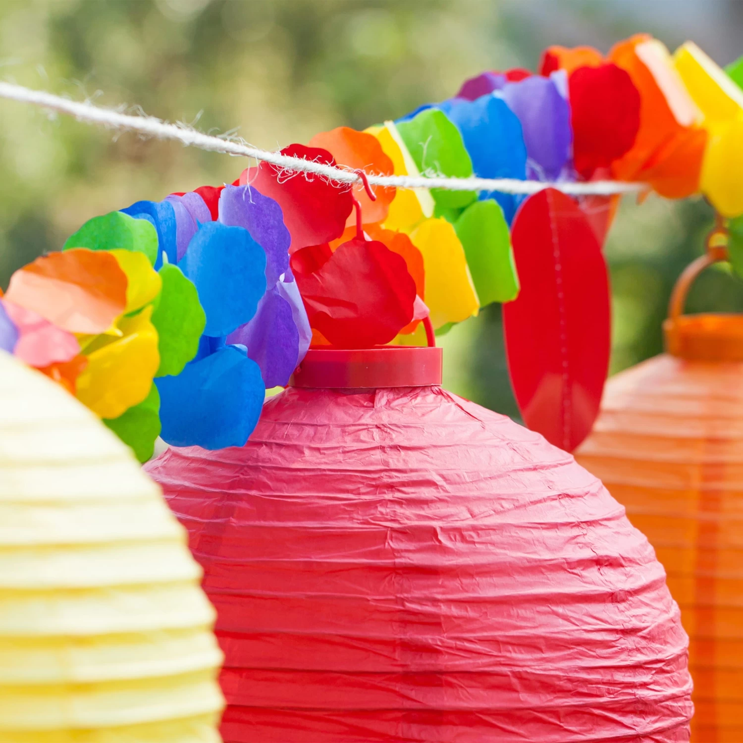 100x LED-Lampions In Mehrfarbig - Ø 20 Cm 5 100x LED-Lampions In Mehrfarbig - Ø 20 Cm – Bild 5