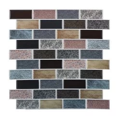 10x Fliesenaufkleber "Design A" In Mehrfarbig