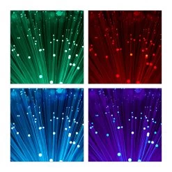 10x Glasfaserlampe In Bunt -Relaxdays relaxdays 10x glasfaserlampe in bunt 2