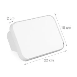 10x Kosmetikspiegel In Weiß -Relaxdays relaxdays 10x kosmetikspiegel in weiss 3