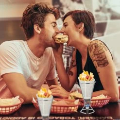 10x Pommeshalter In Silber -Relaxdays relaxdays 10x pommeshalter in silber 2