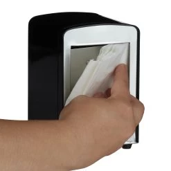 10x Serviettenspender In Schwarz -Relaxdays relaxdays 10x serviettenspender in schwarz 5