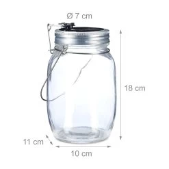 10x Solarleuchte In Weiß -Relaxdays relaxdays 10x solarleuchte in weiss 3