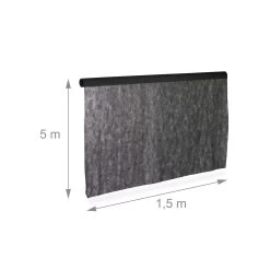 10x Unkrautvlies In Schwarz -Relaxdays relaxdays 10x unkrautvlies in schwarz 3