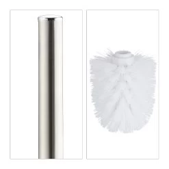 10x WC-Garnitur In Weiß -Relaxdays relaxdays 10x wc garnitur in weiss 5