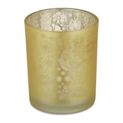 12 X Teelichtgläser In Gold