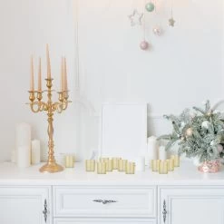 12 X Teelichtgläser In Gold -Relaxdays relaxdays 12 x teelichtglaser in gold 4