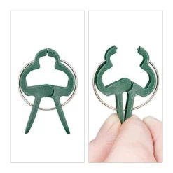 120 X Pflanzenclips In Grün 13 120 X Pflanzenclips In Grün -Relaxdays relaxdays 120 x pflanzenclips in grun 6