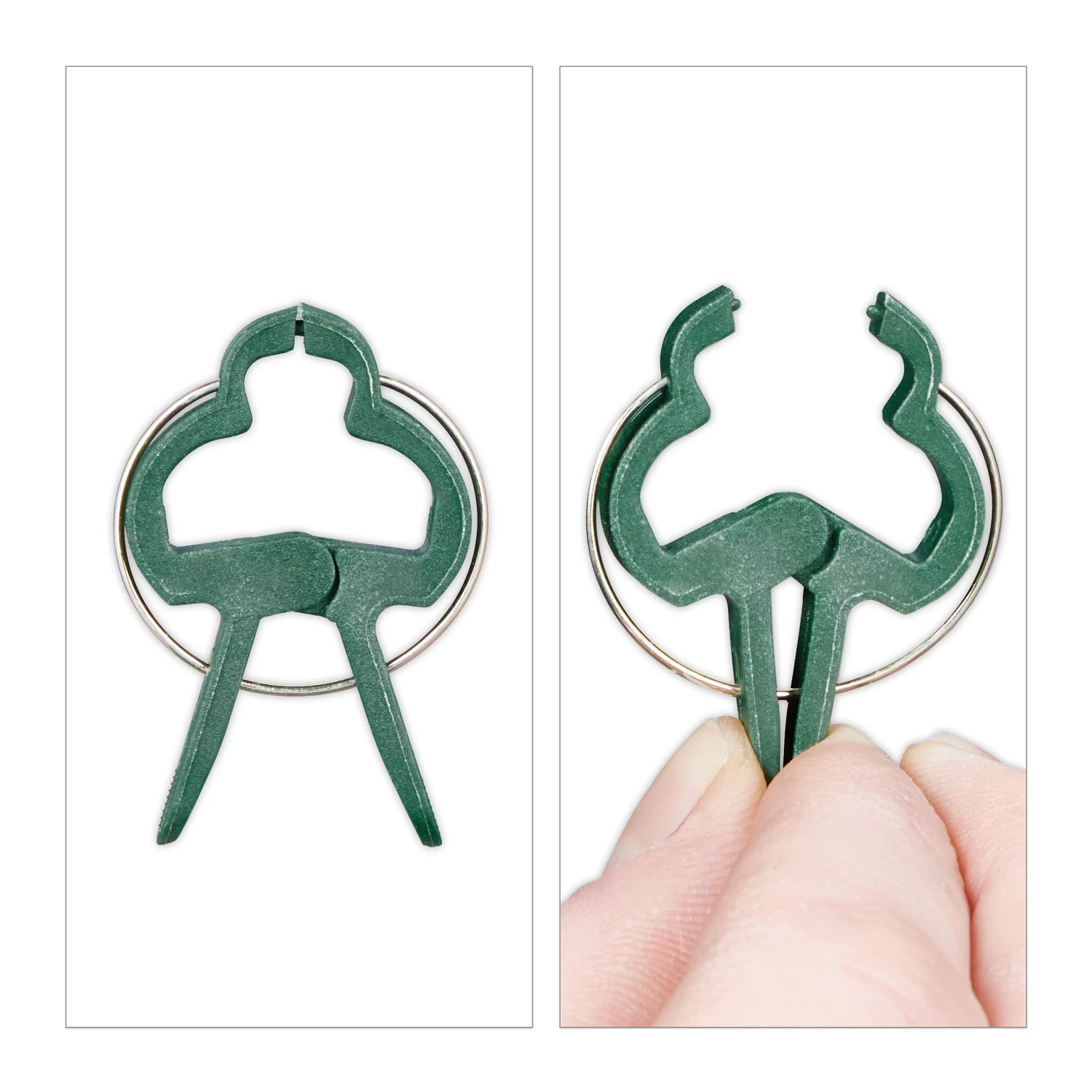 120 X Pflanzenclips In Grün 7 120 X Pflanzenclips In Grün – Bild 7