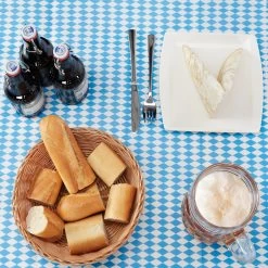 12x Bierzeltgarnitur Auflage In Weiß/ Blau 8 12x Bierzeltgarnitur Auflage In Weiß/ Blau -Relaxdays relaxdays 12x bierzeltgarnitur auflage in weiss blau 1