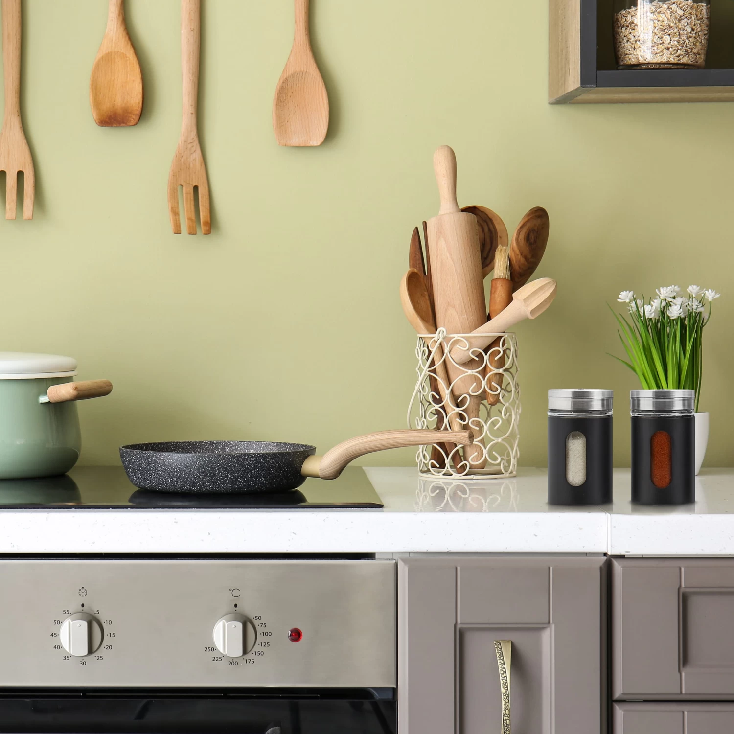 12x Gewürzstreuer In Weiß/ Silber - (H)8,5 X Ø5 Cm 5 12x Gewürzstreuer In Weiß/ Silber - (H)8,5 X Ø5 Cm – Bild 5