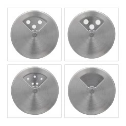 12x Gewürzstreuer In Weiß/ Silber - (H)8,5 X Ø5 Cm 13 12x Gewürzstreuer In Weiß/ Silber - (H)8,5 X Ø5 Cm -Relaxdays relaxdays 12x gewurzstreuer in weiss silber h 8 5 x o5 cm 5