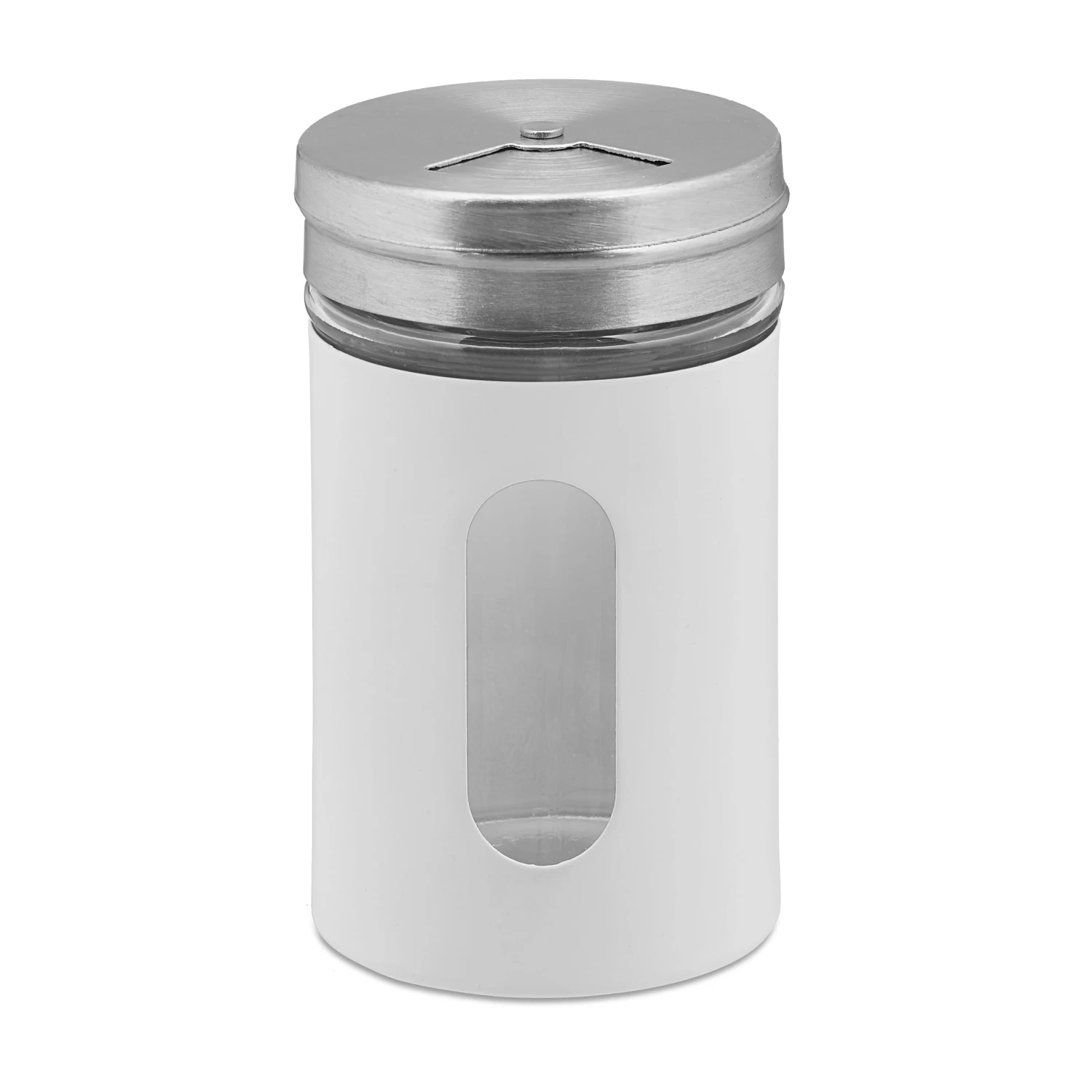 12x Gewürzstreuer In Weiß/ Silber - (H)8,5 X Ø5 Cm 1 12x Gewürzstreuer In Weiß/ Silber - (H)8,5 X Ø5 Cm