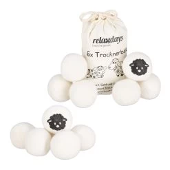 12x Trocknerbälle In Weiß