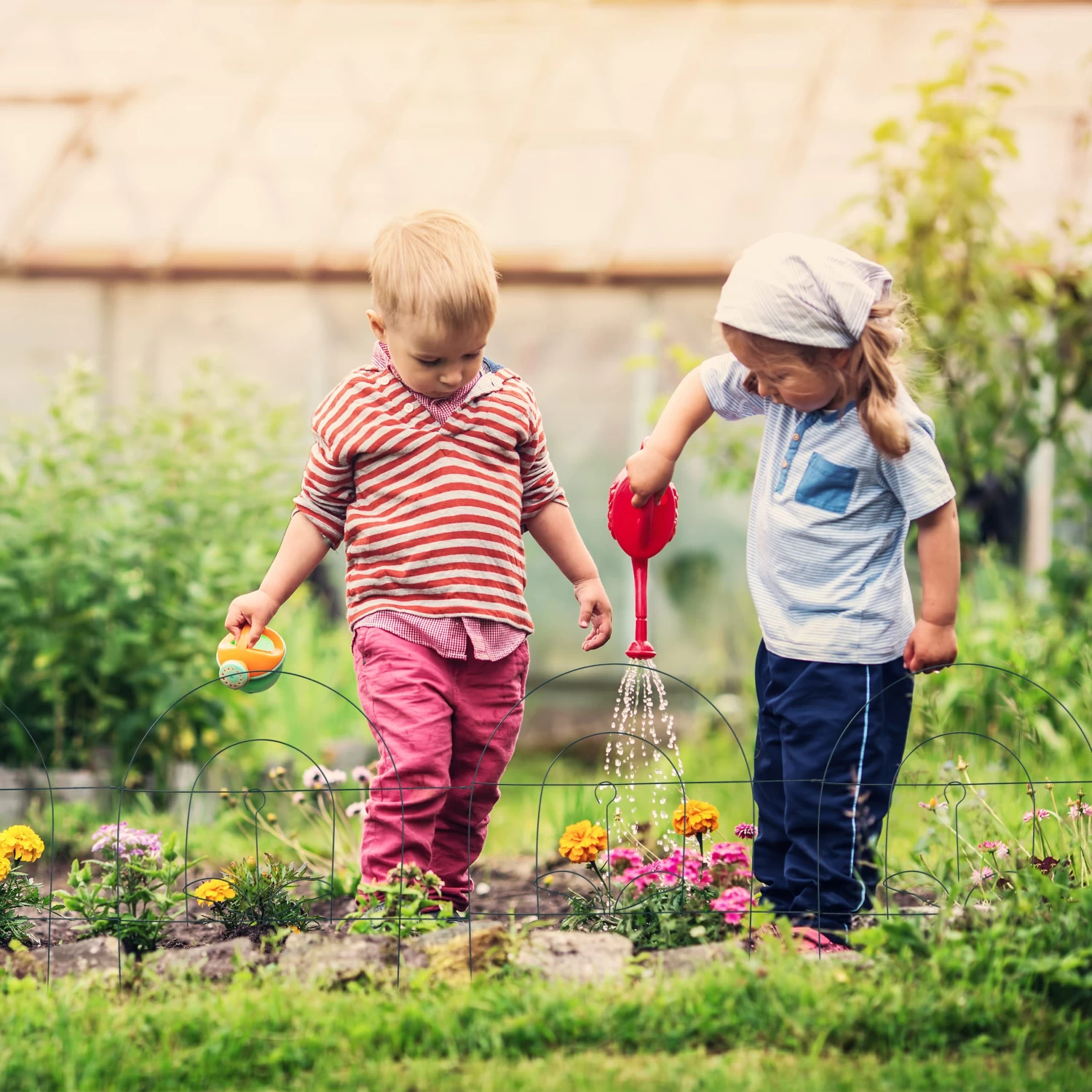 15tlg. Beetzaun Set In Grün - (B)735 X (H)34,5 Cm 3 15tlg. Beetzaun Set In Grün - (B)735 X (H)34,5 Cm – Bild 3