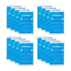 16 X Kühlpad In Blau - (B)9 X (T)15 Cm