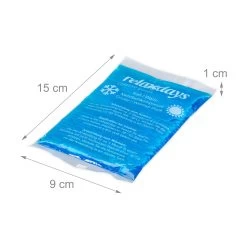 16 X Kühlpad In Blau - (B)9 X (T)15 Cm -Relaxdays relaxdays 16 x kuhlpad in blau b 9 x t 15 cm 3