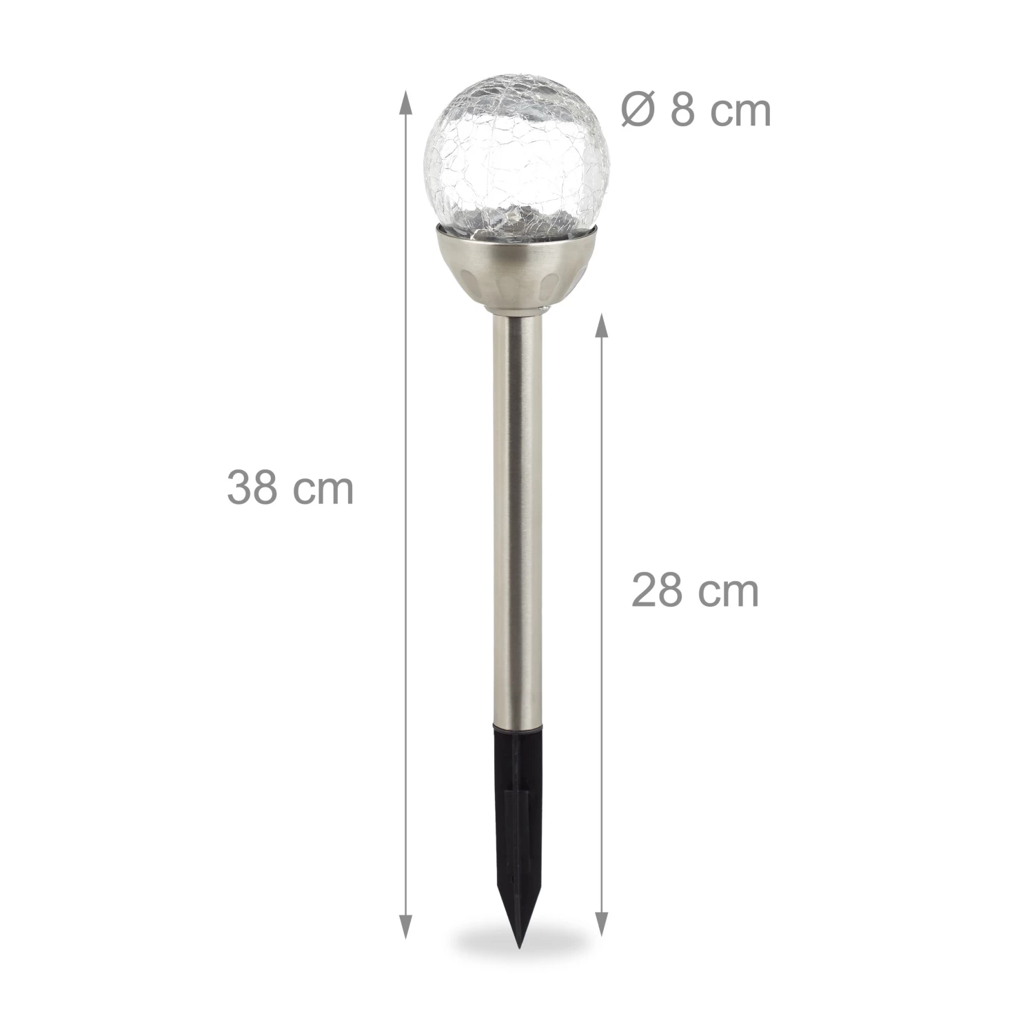 16x Gartenleuchte In Silber 4 16x Gartenleuchte In Silber – Bild 4