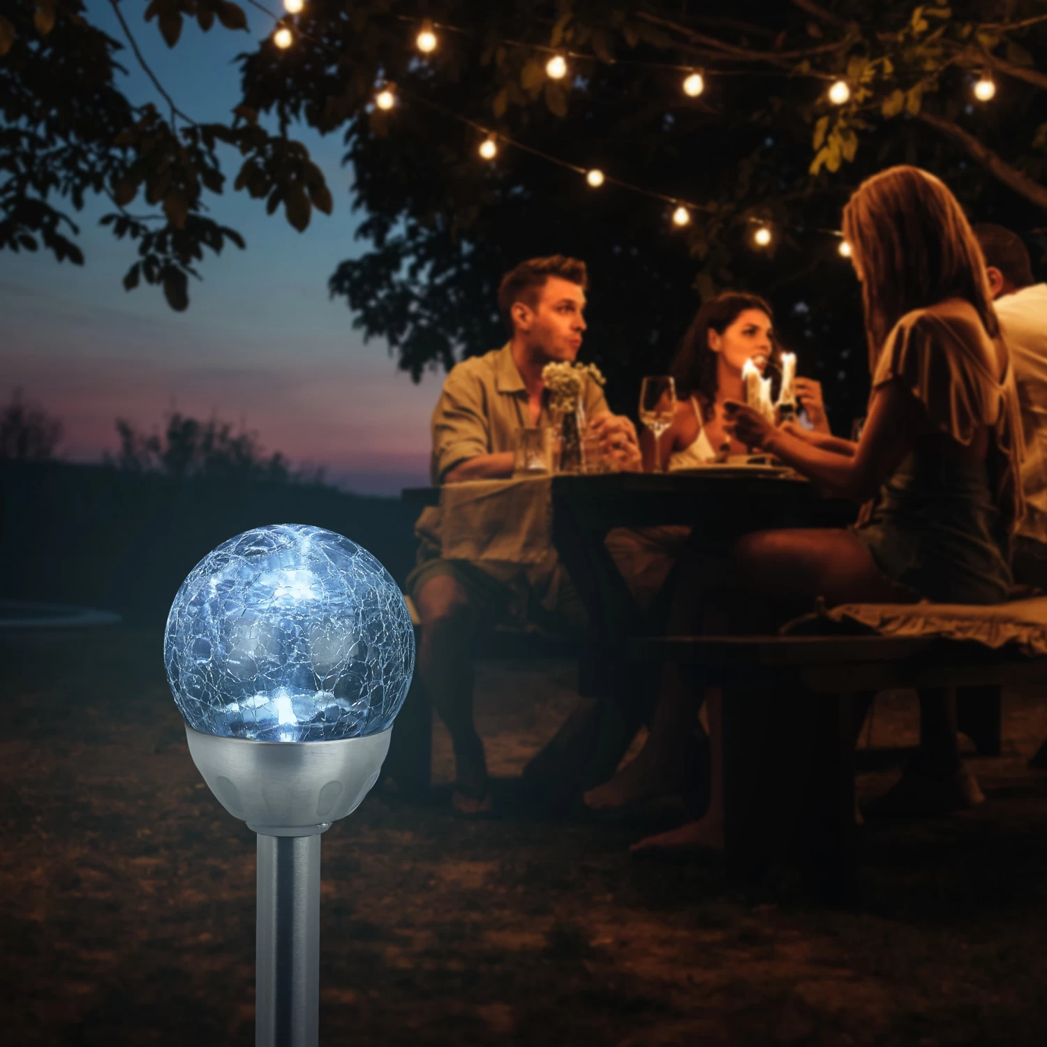 16x Gartenleuchte In Silber 5 16x Gartenleuchte In Silber – Bild 5