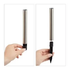 16x Gartenleuchte In Silber 12 16x Gartenleuchte In Silber -Relaxdays relaxdays 16x gartenleuchte in silber 5