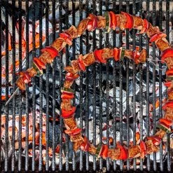 16x Grillspieße In Silber -Relaxdays relaxdays 16x grillspiesse in silber 4