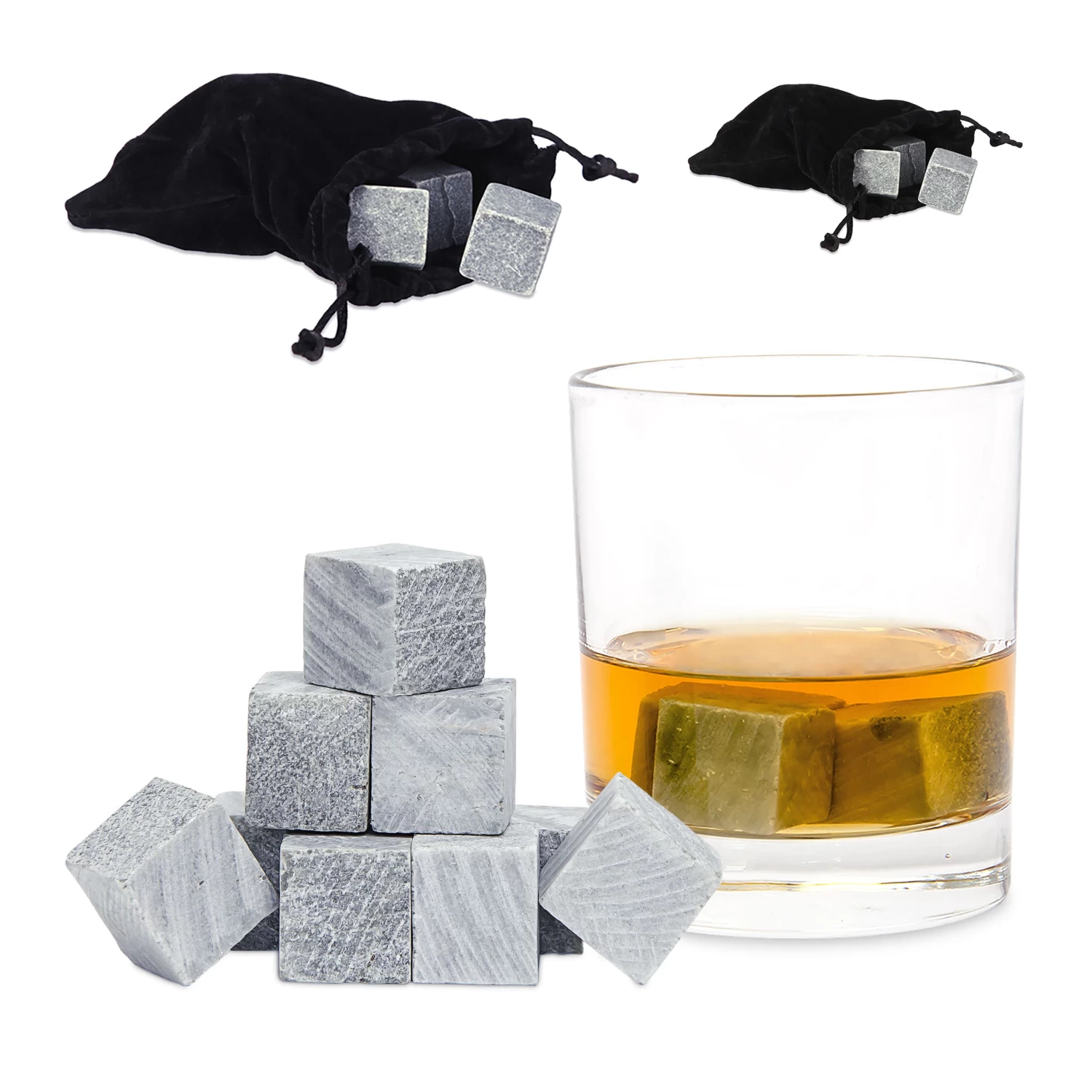 18x Whiskysteine In Grau 1 18x Whiskysteine In Grau