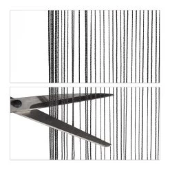 1x Fadenvorhang In Schwarz - (L)245 X (B)145 Cm -Relaxdays relaxdays 1x fadenvorhang in schwarz l 245 x b 145 cm 5