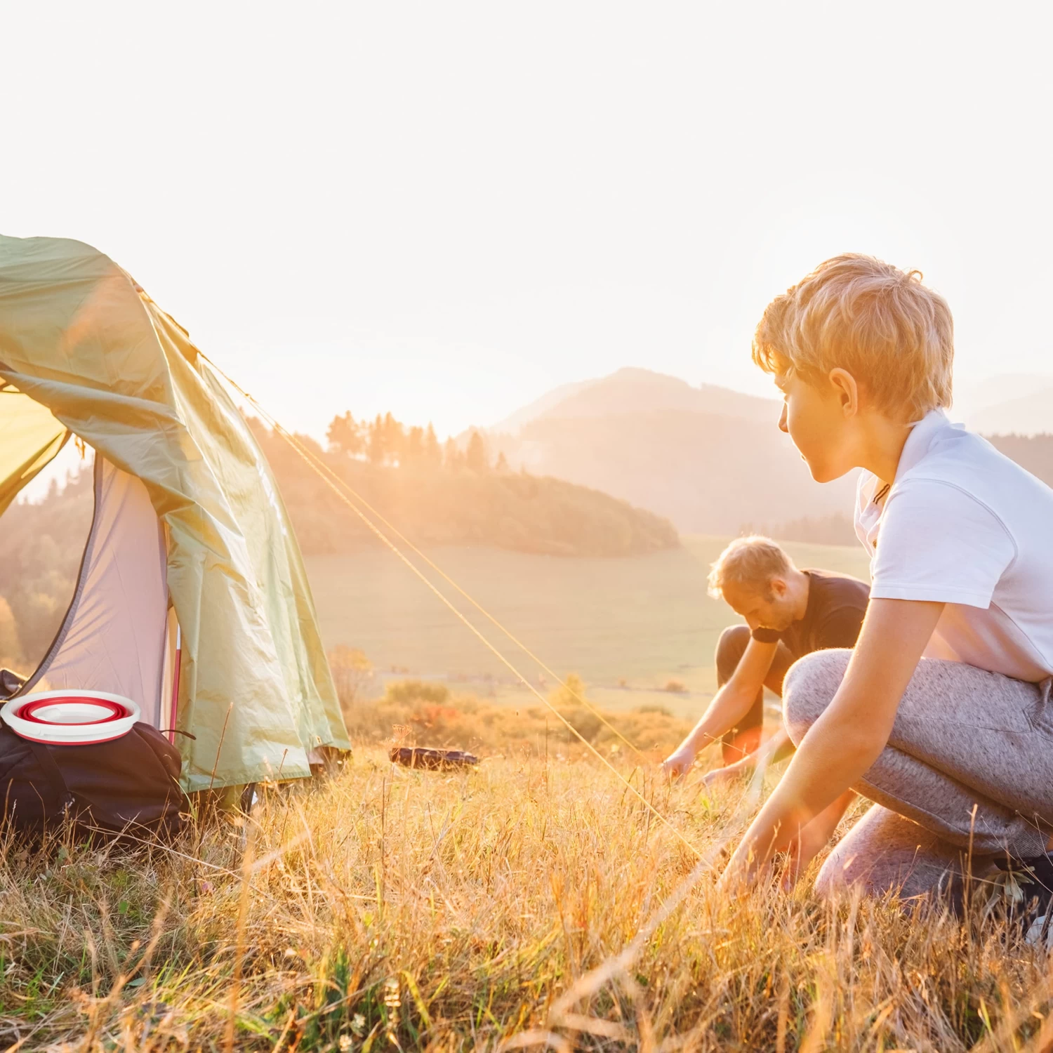 1x Falteimer In Grün - 10 L 3 1x Falteimer In Grün - 10 L – Bild 3