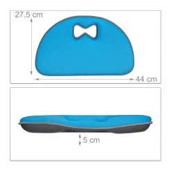 1x Kniekissen In Blau -Relaxdays relaxdays 1x kniekissen in blau 3