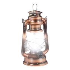 1x LED-Sturmlampe In Kupfer