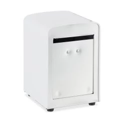 1x Serviettenspender In Weiß