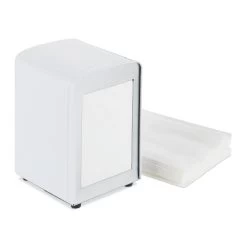 1x Serviettenspender In Weiß -Relaxdays relaxdays 1x serviettenspender in weiss 7