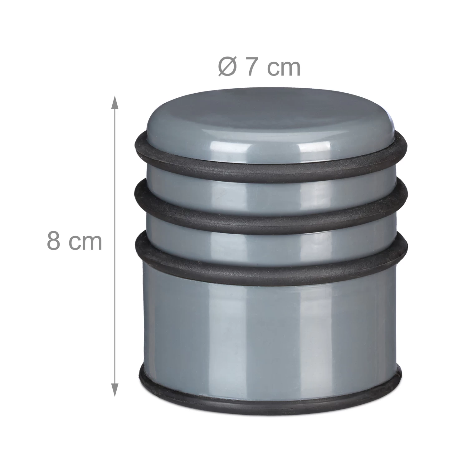 1x Türstopper In Dunkelgrau 4 1x Türstopper In Dunkelgrau – Bild 4