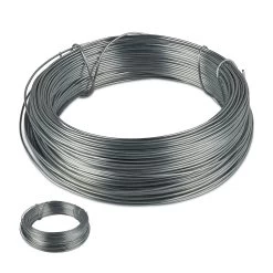 2 X Bindedraht In Silber - (L)50 M X Ø 1 Mm -Relaxdays relaxdays 2 x bindedraht in silber l 50 m x o 1 mm 6