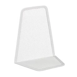 2 X Buchstütze In Weiß - (B)9 X (H)14 X (T)12 Cm