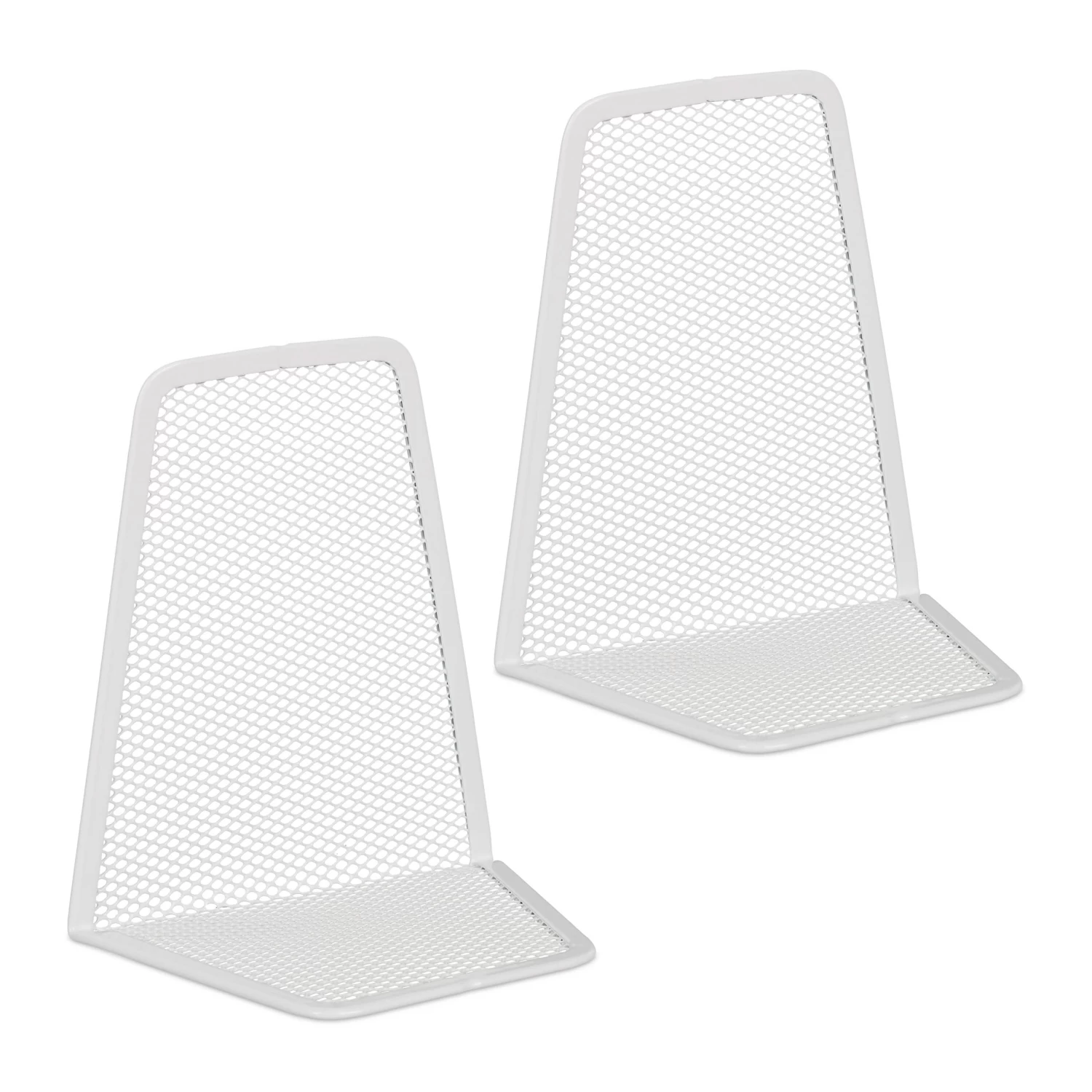 2 X Buchstütze In Weiß - (B)9 X (H)14 X (T)12 Cm 8 2 X Buchstütze In Weiß - (B)9 X (H)14 X (T)12 Cm – Bild 8