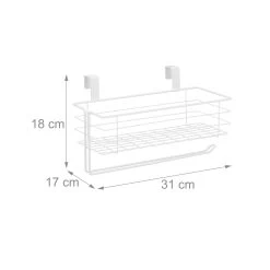 2 X Einhängekorb In Weiß - (B)31x (H)18 X (T)17 Cm 11 2 X Einhängekorb In Weiß - (B)31x (H)18 X (T)17 Cm -Relaxdays relaxdays 2 x einhangekorb in weiss b 31x h 18 x t 17 cm 3