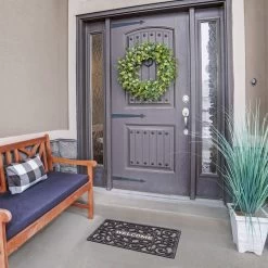 2 X Fußabtreter In Bronze - (B)60 X (T)31 Cm -Relaxdays relaxdays 2 x fussabtreter in bronze b 60 x t 31 cm 4