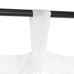 2 X Gardine In Weiß - (B)140 X (H)175 Cm -Relaxdays relaxdays 2 x gardine in weiss b 140 x h 175 cm 5