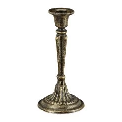 2 X Kerzenständer In Schwarz/ Gold