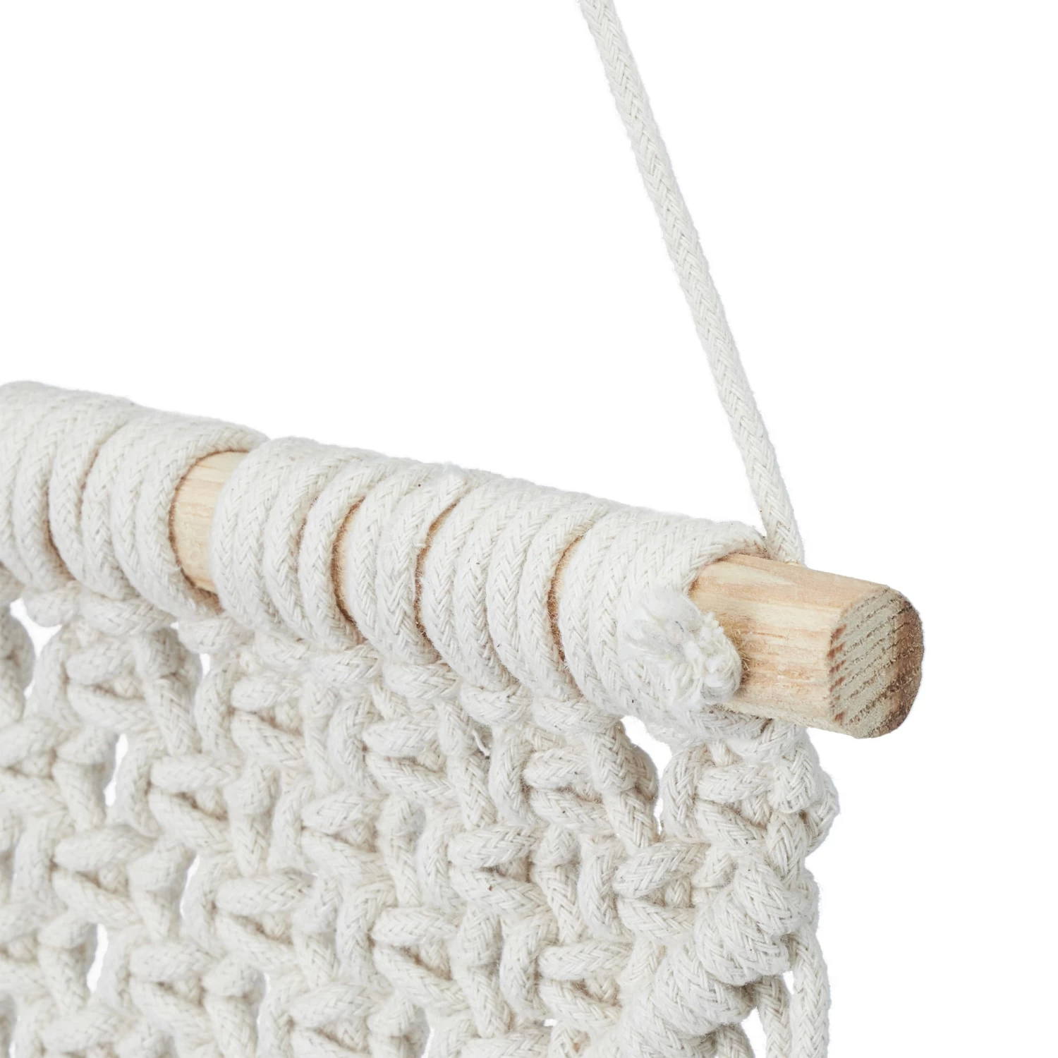 2 X Makramee Wandbehang In Creme - (B)25,5 X (H)70 Cm 6 2 X Makramee Wandbehang In Creme - (B)25,5 X (H)70 Cm – Bild 6